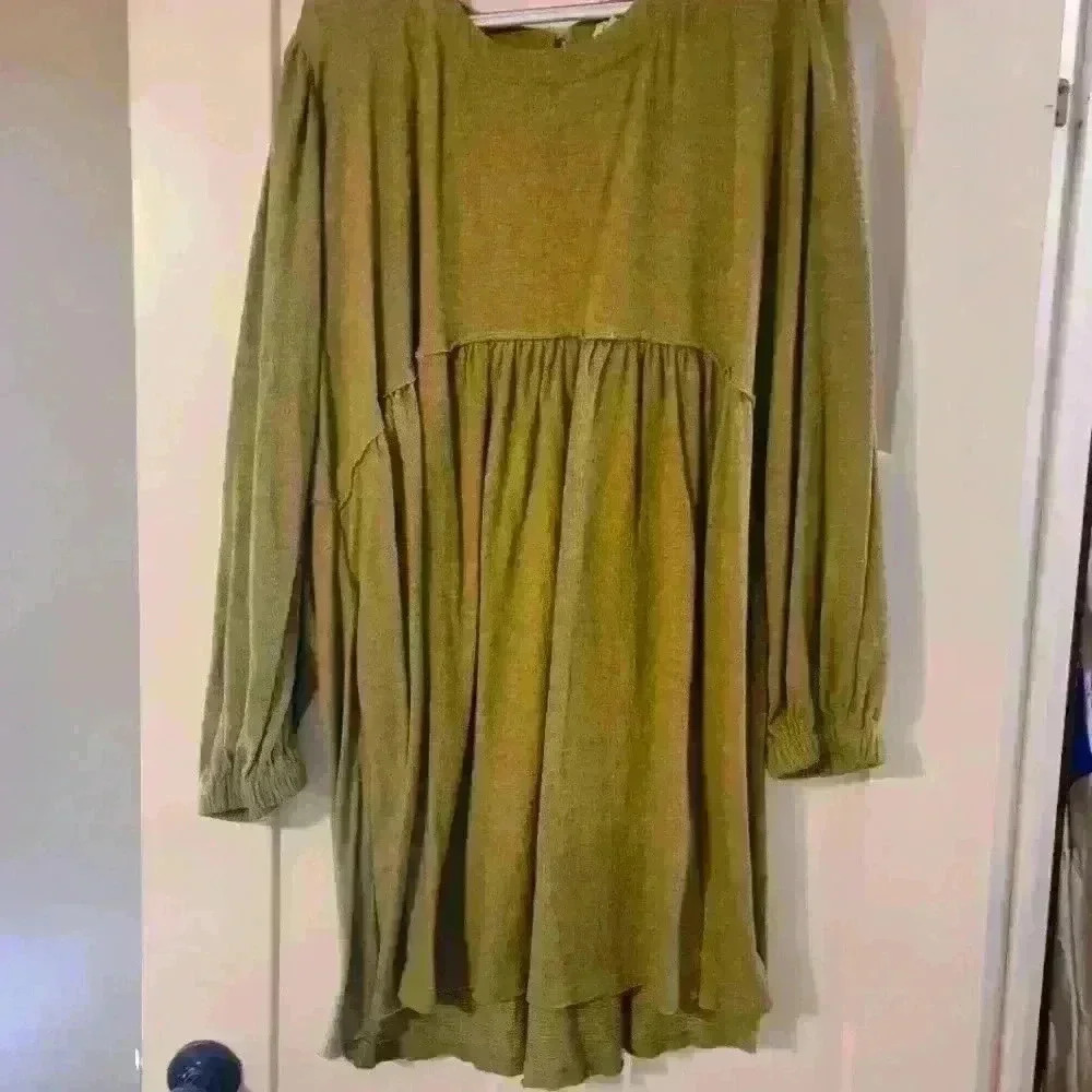 Olive Green Dress #72